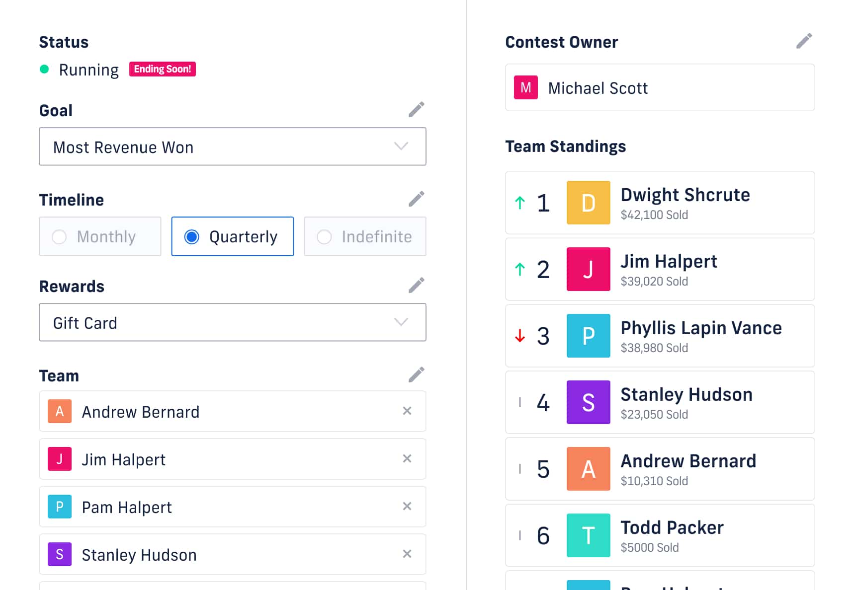 spif contest app screenshot